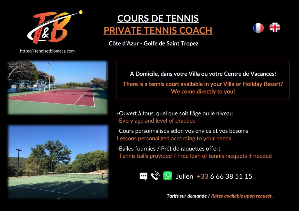 cours tennis a domicile